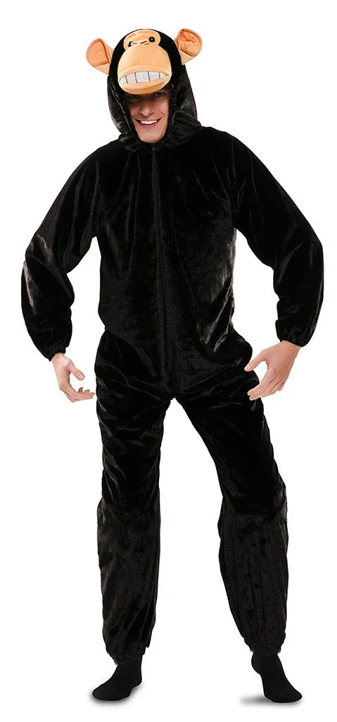 Disfraz de Mono de Peluche para Adulto Mono y Gorila EuroCarnavales